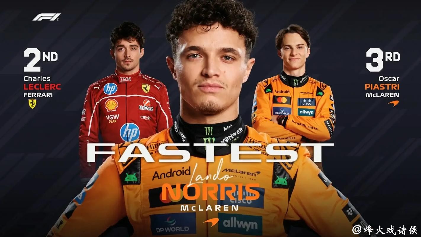 F1-刷新赛道纪录 诺里斯夺得摩纳哥大奖赛杆位